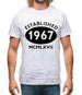 Established 1967 Roman Numerals Mens T-Shirt