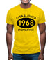 Established 1968 Roman Numerals Mens T-Shirt