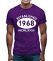 Established 1968 Roman Numerals Mens T-Shirt