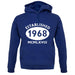 Established 1968 Roman Numerals unisex hoodie