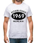 Established 1969 Roman Numerals Mens T-Shirt
