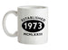 Established Roman Numerals Birthday 1973 Ceramic Mug