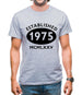 Established 1975 Roman Numerals Mens T-Shirt