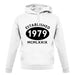 Established 1979 Roman Numerals unisex hoodie