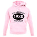 Established 1980 Roman Numerals unisex hoodie