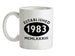 Established Roman Numerals Birthday 1983 Ceramic Mug