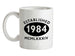 Established Roman Numerals Birthday 1984 Ceramic Mug