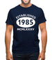 Established 1985 Roman Numerals Mens T-Shirt