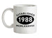 Established Roman Numerals Birthday 1988 Ceramic Mug