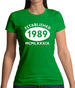 Established 1989 Roman Numerals Womens T-Shirt