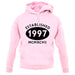 Established 1997 Roman Numerals unisex hoodie