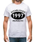 Established 1997 Roman Numerals Mens T-Shirt