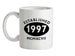 Established 1997 Roman Numerals Ceramic Mug