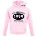 Established 1999 Roman Numerals unisex hoodie