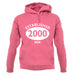 Established 2000 Roman Numerals unisex hoodie