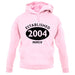 Established 2004 Roman Numerals unisex hoodie
