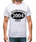 Established 2004 Roman Numerals Mens T-Shirt