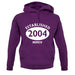 Established 2004 Roman Numerals unisex hoodie