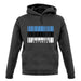 Estonia Barcode Style Flag unisex hoodie