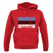 Estonia Barcode Style Flag unisex hoodie