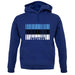 Estonia Barcode Style Flag unisex hoodie