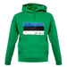 Estonia Grunge Style Flag unisex hoodie