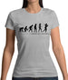 Evolution Of Woman American Football Womens T-Shirt