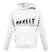 Evolution Of Woman Archery unisex hoodie