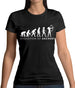 Evolution Of Woman Archery Womens T-Shirt