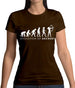 Evolution Of Woman Archery Womens T-Shirt