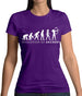 Evolution Of Woman Archery Womens T-Shirt