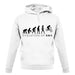 Evolution Of Woman Bmx unisex hoodie