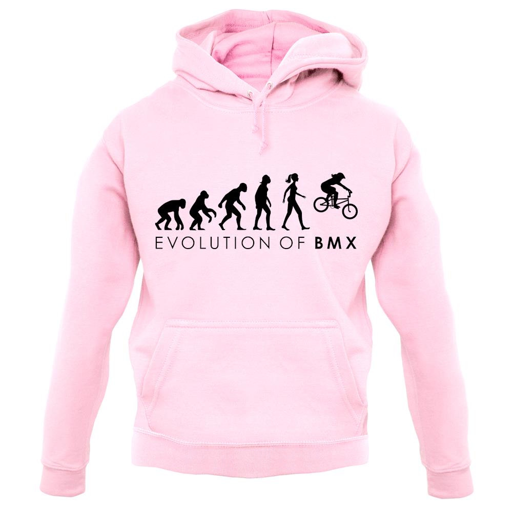 Evolution Of Woman Bmx unisex hoodie