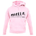 Evolution Of Woman Bmx unisex hoodie