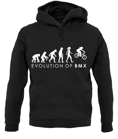 Evolution Of Woman Bmx unisex hoodie
