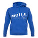 Evolution Of Woman Bmx unisex hoodie