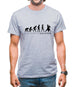 Evolution Of Woman Ballroom Dancer Mens T-Shirt