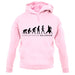 Evolution Of Woman Ballroom Dancer unisex hoodie