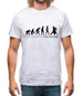 Evolution Of Woman Ballroom Dancer Mens T-Shirt