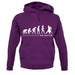 Evolution Of Woman Ballroom Dancer unisex hoodie