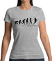 Evolution Of Woman Basketball Womens T-Shirt