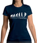 Evolution Of Woman Basketball Womens T-Shirt