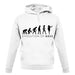 Evolution Of Woman Bass Player unisex hoodie