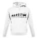 Evolution Of Woman Bay Window unisex hoodie