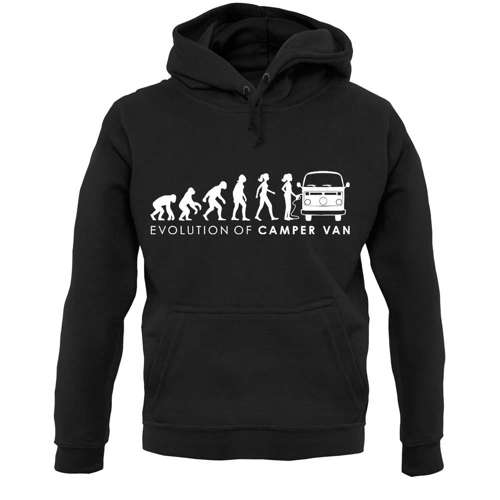 Evolution Of Woman Bay Window Unisex Hoodie