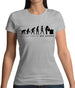 Evolution Of Woman Beekeeper Womens T-Shirt