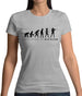 Evolution Of Woman Biathlon Womens T-Shirt