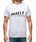 Evolution Of Woman Biathlon Mens T-Shirt