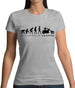 Evolution Of Woman Cruiser Womens T-Shirt