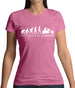 Evolution Of Woman Cruiser Womens T-Shirt